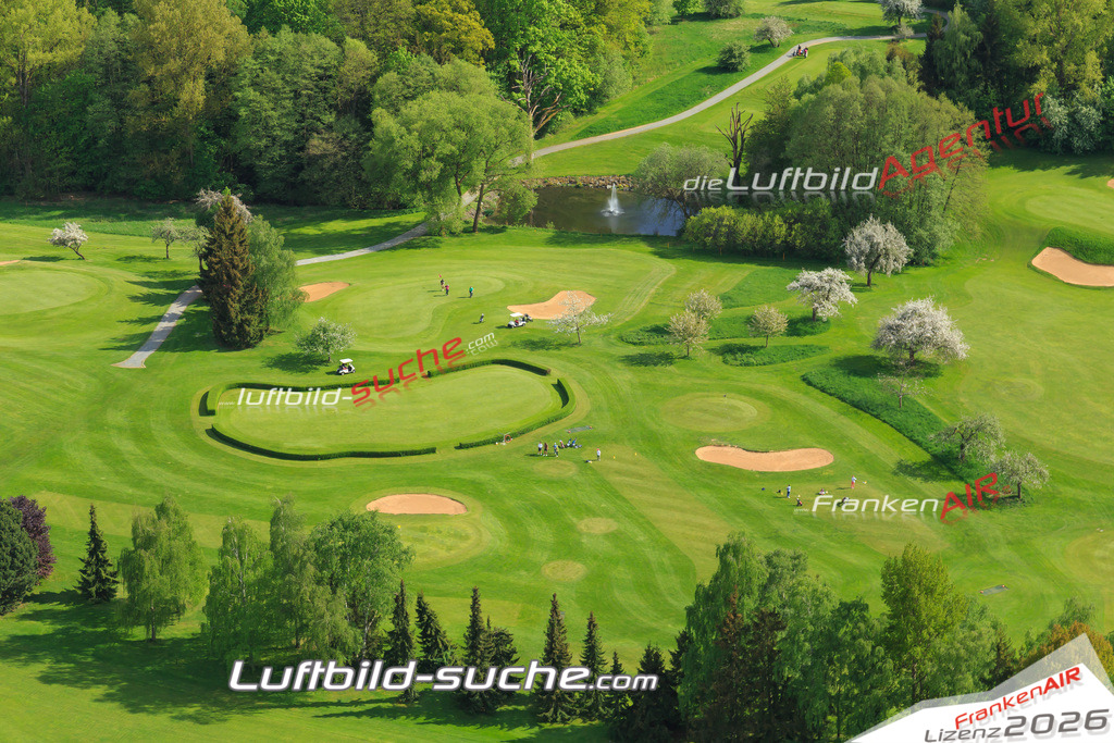 Luftbild von Golfplatz Thurnau - Luftaufnahme wurde 2015 von https://frankenair.de mittels Flugzeug (keine Drohne) erstellt - die Geschenkidee