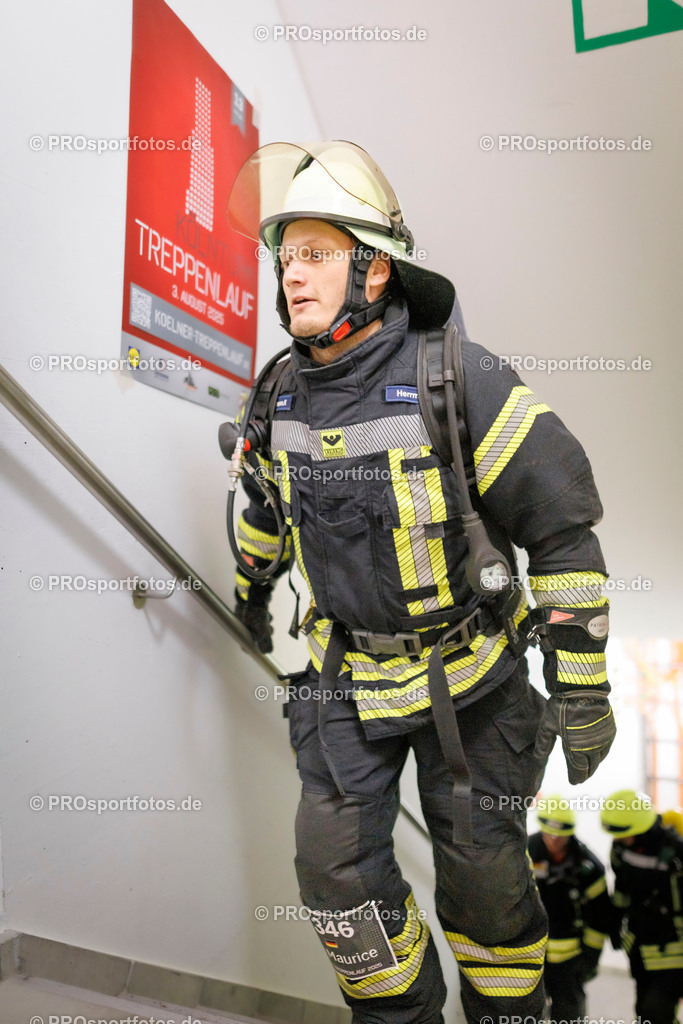 KölnTurm Treppenlauf; Köln, 03.08.2025 | Impressionen vom KölnTurm Treppenlauf am 03.08.2025 in Köln (Nordrhein-Westfalen). 