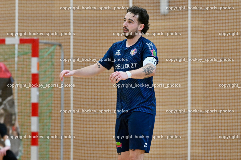 LPSV-Kärnten vs. FUTSAL versli.at Klagenfurt | #3 Nemanja Lukic LPSV-Kärnten, LPSV-Kärnten vs. FUTSAL versli.at Klagenfurt, LPSV-Kärnten vs. FUTSAL versli.at Klagenfurt am 01.02.2026 in Villach (Ballspielhalle St. Martin), Austria, (Photo by Bernd Stefan)