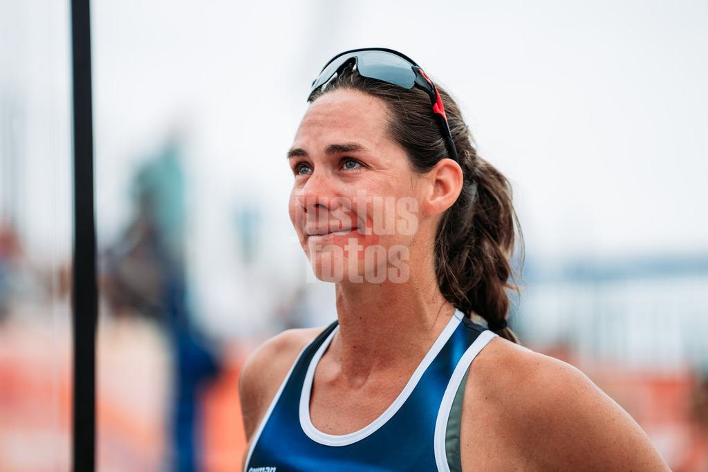 Beachvolleyball | Frauen | Allianz German Beach Tour 2024 | Tourstop Kühlungsborn 2 | 18.08.2024 | Kira Walkenhorst emotional berührt Träne im Auge nach letztem Spiel auf der German Beach Tour Karriereende