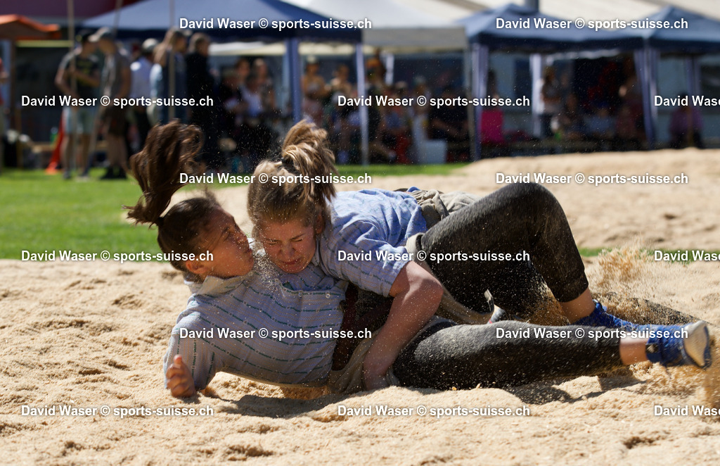 Zürcher Carmen - Steiner Evelyn _ Porsel (Le Flon) Frauen - und Meitlischwingfest _ Porsel le samedi 02.06.2022 (Photos EdelweissPoint_ Waser David) (2) | sports-suisse.ch