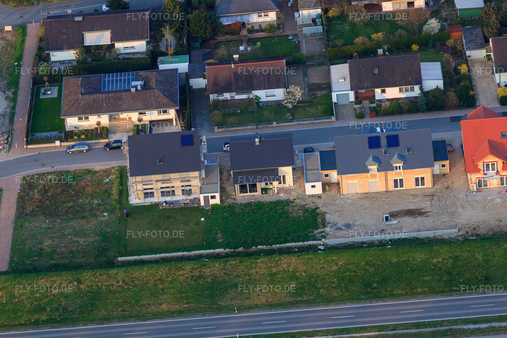Luftbild: Forstlandalllee in Jockgrim im Bundesland Rheinland-Pfalz in Deutschland. Foto: IMG_63362.jpg vom 28.03.2014 durch Werner Riehm/FLY-FOTO.de