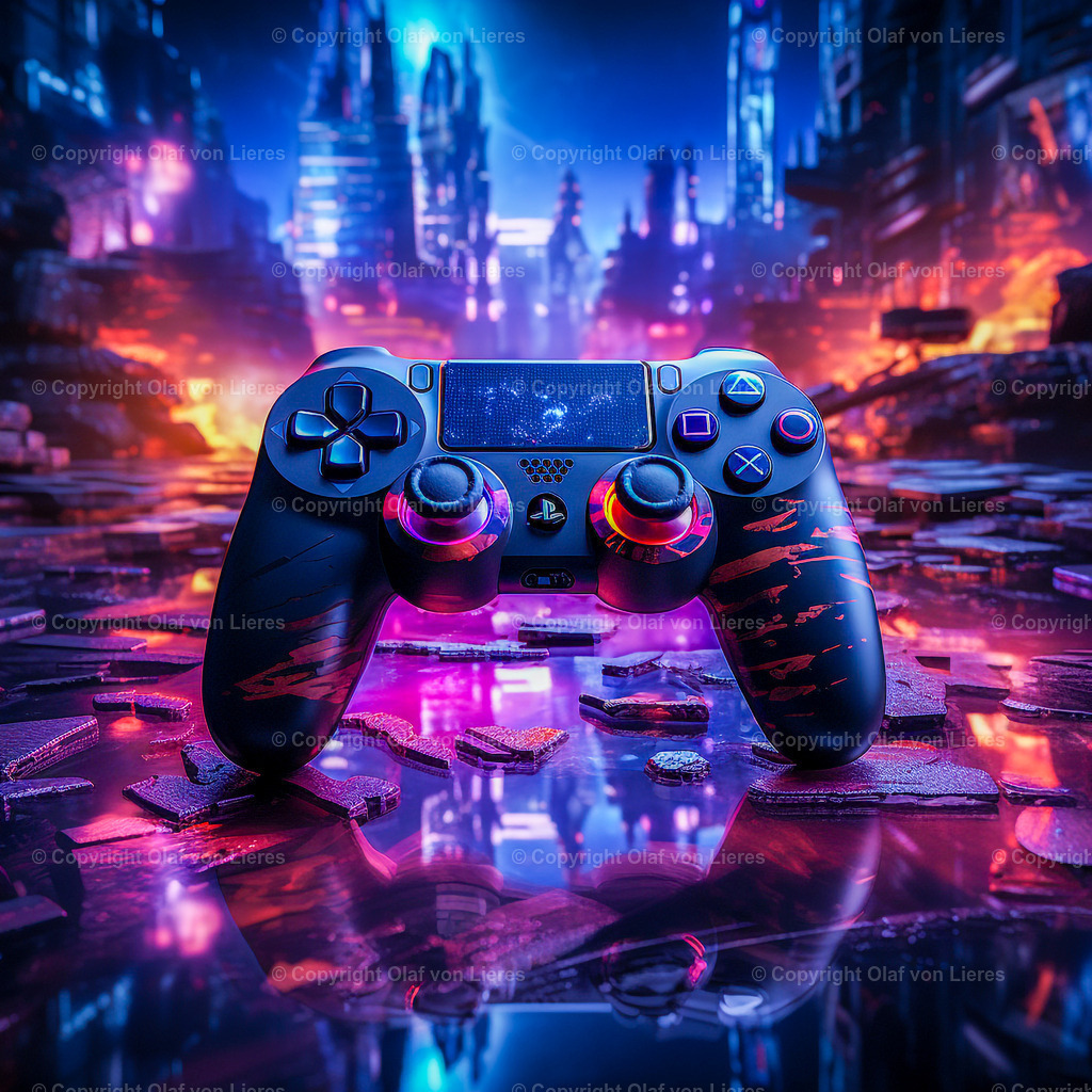 Gaming Neonfarben | Playstation Controller