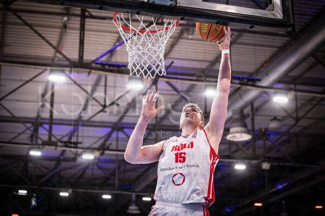 Barmer 2. Basketball Bundesliga ProA: Rheinstars Koeln vs. BBC Bayreuth, 11.01.26 | Köln, 11.01.26 - Björn Rohwer (RheinStars Köln, 15, C)  während des Spiels der Barmer 2. Basketball Bundesliga ProA: Rheinstars Koeln vs. BBC Bayreuth in der Motor World in Köln.