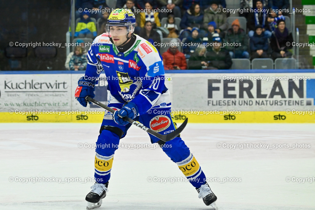 EC IDM WÄRMEPUMPEN VSV vs. HCB Südtirol Alperia | #40 Elias Wallenta EC VSV, EC IDM WÄRMEPUMPEN VSV vs. HCB Südtirol Alperia, EC IDM WÄRMEPUMPEN VSV vs. HCB Südtirol Alperia am 28.12.2025 in Villach (Stadthalle Villach), Austria, (Photo by Bernd Stefan)