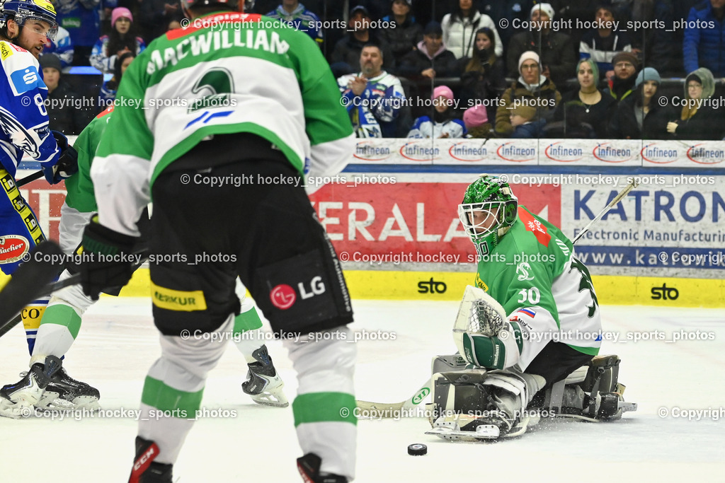 EC IDM WÄRMEPUMPEN VSV vs. Olimpija Ljubljana | #30 Luka Kolin Olimpija Ljubljana, EC IDM WÄRMEPUMPEN VSV vs. Olimpija Ljubljana, EC IDM WÄRMEPUMPEN VSV vs. Olimpija Ljubljana am 01.02.2026 in Villach (Stadthalle Villach), Austria, (Photo by Bernd Stefan)