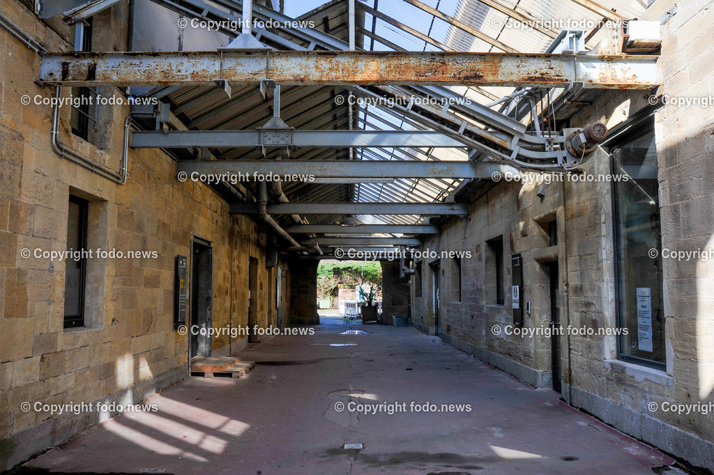 Deutschland_ Baden-Wuerttemberg_ Karlsruhe_ 20.02.2025-23 | 20.02.2025, Deutschland, GER, Baden-Wuerttemberg, Karlsruhe im Bild Themenbild, Stadtansichten, Alter SchlachthofDer Alte Schlachthof ist ein Areal in der Karlsruher Oststadt, auf welchem sich bis 2006 der staedtische Schlachthof befand und seitdem ein sogenannter Kreativpark entsteht, bestehend aus Kulturzentren und kuenstlerischen Einrichtungen. Quelle: Wikipedia