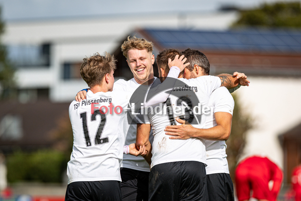 TSV Peißenberg gegen MTV Berg | Fußball Herren Kreisliga Gruppe 1 Zugspitze 2025/26 10. Spieltag, TSV Peißenberg gegen MTV Berg, 20251005,Torjubel,2025-10-05 in Peißenberg (Sportzentrum Peißenberg), Copyright: WolfgangxLindner www.foto-lindner.de