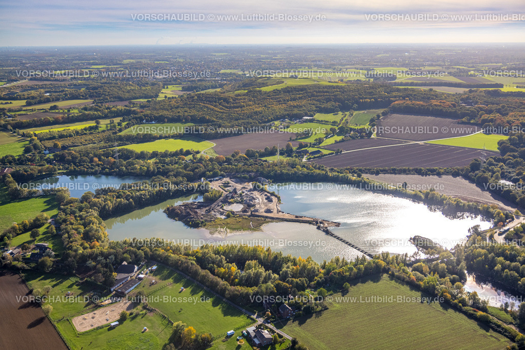 Kamp-Lintfort221004317 | Luftbild, Rossenrayer See, Kiesbaggerei, Baggersee, Kiesgrube, Rossenray, Kamp-Lintfort, Niederrhein, Ruhrgebiet, Nordrhein-Westfalen, Deutschland