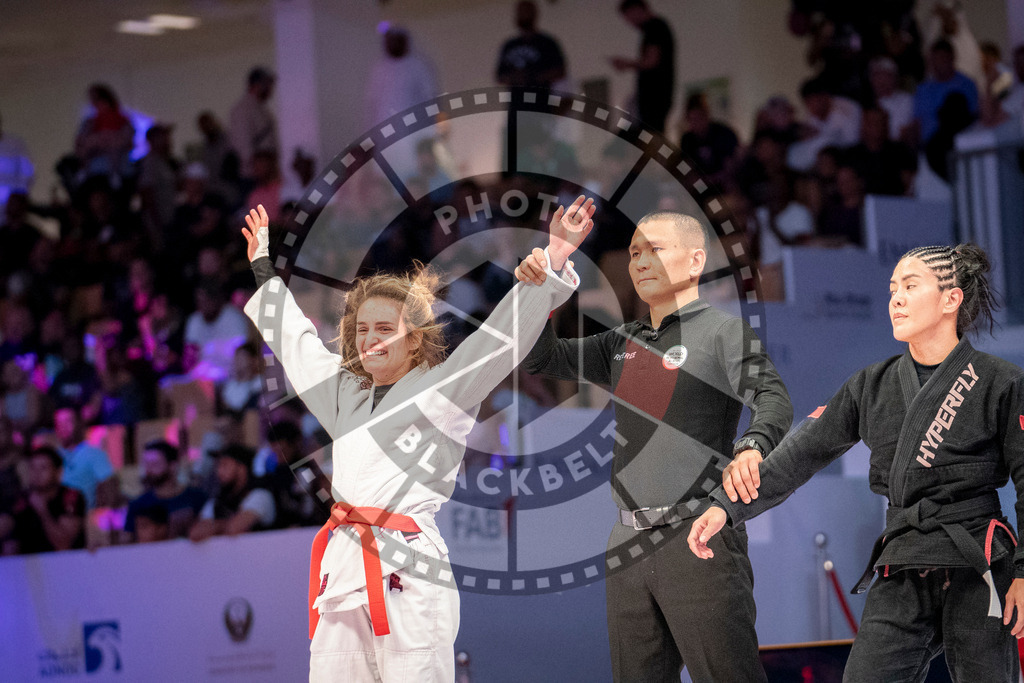 20231107PBB6312 | Fighters compete during the AJP World Master Championship in the Mubadala Arena in Abu Dhabi, Arab United Emirates, on November 7, 2023.