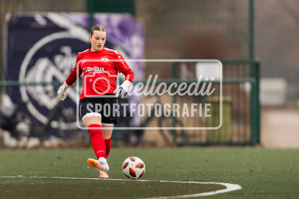 Fußball I Frauen I Saison 2025-2026 I Testspiel I DjK Wacker Mecklenbeck - BW Hollage I 08.02.2026-007 | Henriette Haverkamp (1, Wacker Mecklenbeck) - Realisiert mit Pictrs.com