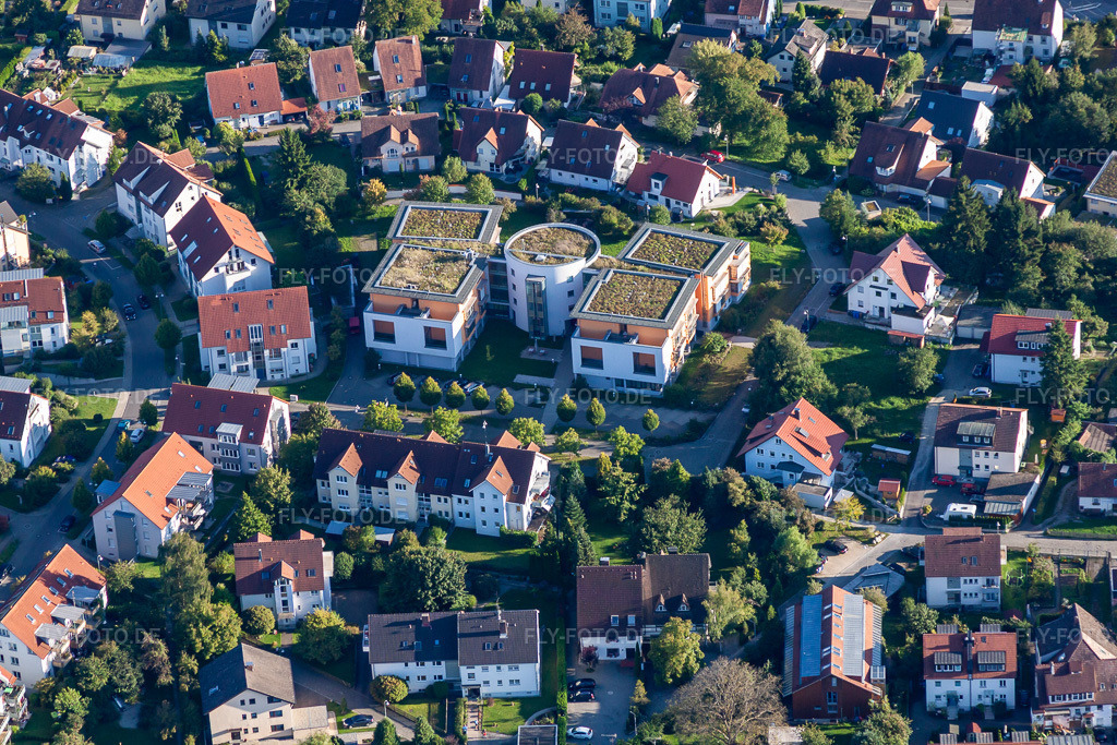 Luftbild: Altersheim - Seniorenresidenz der Pflegeheim Haus Urisberg im Ortsteil Fürstenberg im Ortsteil Wollmatingen in Konstanz im Bundesland Baden-Württemberg in Deutschland. Foto: IMG_71648.jpg vom 30.08.2014 durch Werner Riehm/FLY-FOTO.de