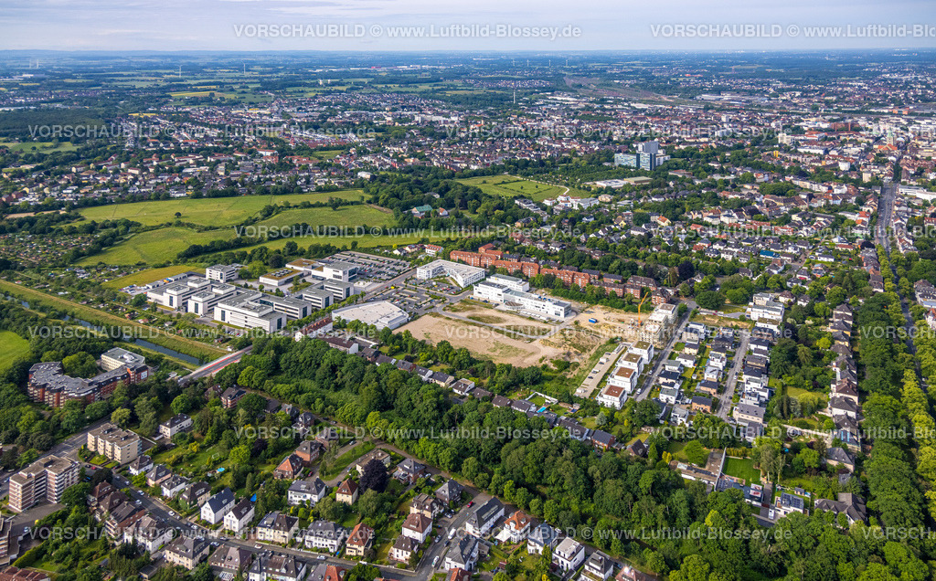 Hamm220600037HSHL | Luftbild, Hochschule Hamm-Lippstadt, HSHL, Campus Hamm, Baustelle und Neubau WissenschaftsQuartier SCI:Q Science Quarter Hamm Paracelsuspark, Uentrop, Hamm, Ruhrgebiet, Nordrhein-Westfalen, Deutschland