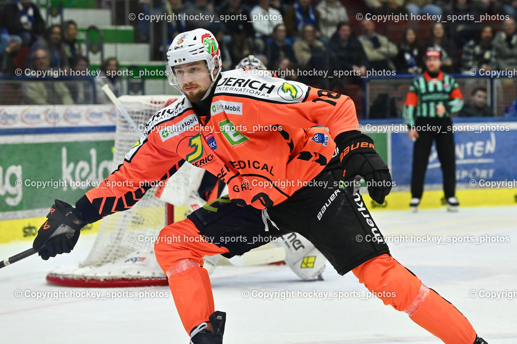 EC IDM WÄRMEPUMPEN VSV vs. MOSER MEDICAL GRAZ99ERS | #18 Paul Stapelfeldt Graz 99ers, EC IDM WÄRMEPUMPEN VSV vs. MOSER MEDICAL GRAZ99ERS, EC IDM WÄRMEPUMPEN VSV vs. MOSER MEDICAL GRAZ99ERS am 12.03.2026 in Villach (Stadthalle Villach), Austria, (Photo by Bernd Stefan)
