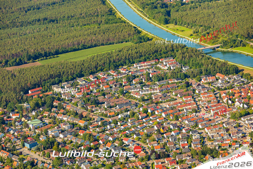 Luftaufnahme Katzwang Nürnberg - Die Luftaufnahme wurde 2025 vom UL-Flugzeug heraus erstellt ( keine Drohne ) - Hochauflösende Luftaufnahme - für professionelle Ausdrucke geeignet. Die Geschenkidee !Mit Lizenz und Bildrechte bestellbar