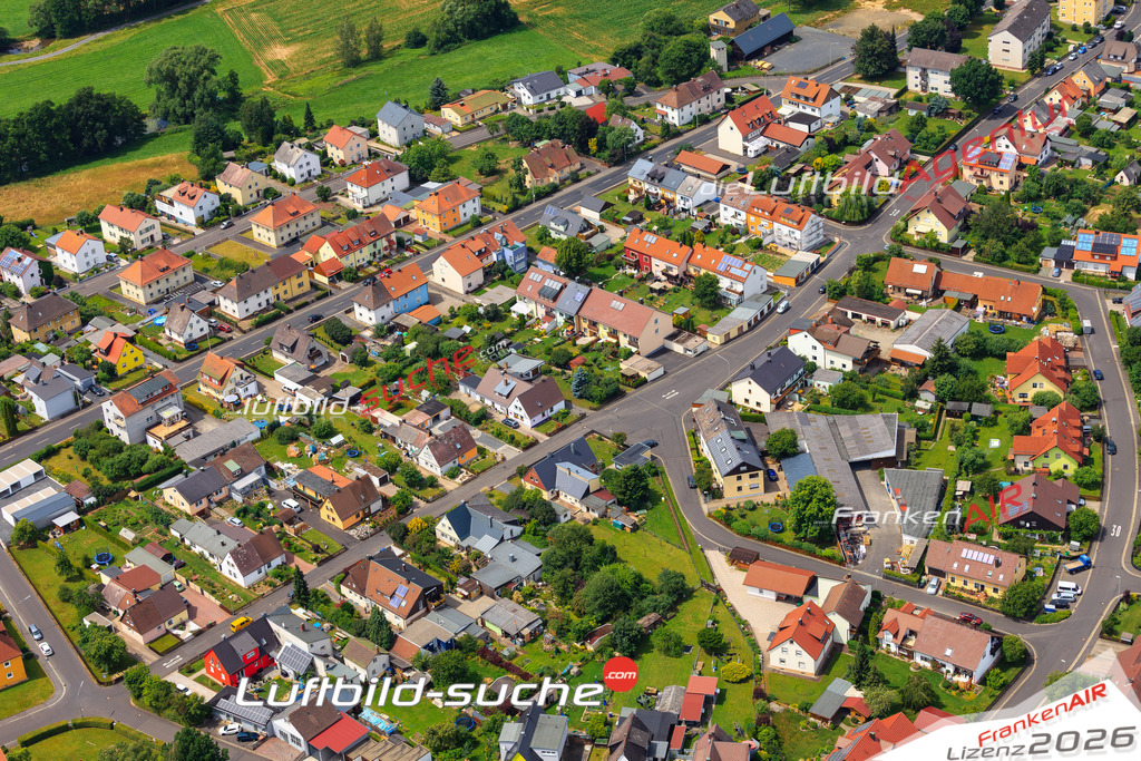 Die Luftaufnahme der Stadt Waldsassen wurde vom UL-Flugzeug heraus erstellt ( keine Drohne )- hohe Auflösung für beste Qualität