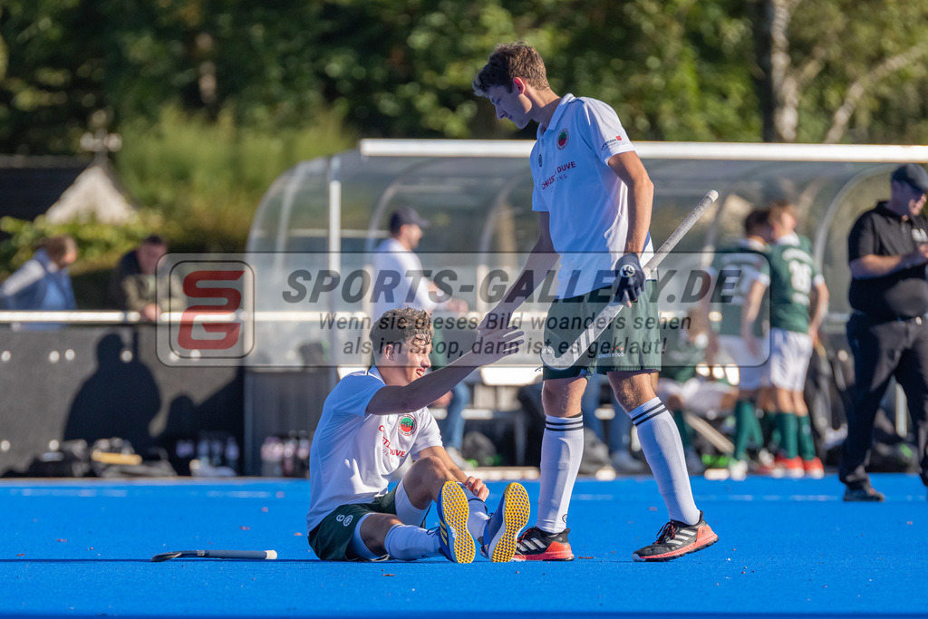 HK_20221009_100904 | 1. Bundesliga Herren Crefelder HTC - Uhlenhorst Mülheim am 9.10.2022 Crefelder HTC, Krefeld , Julius Hayner ( Crefelder HTC #6 ) , Schröder Mika ( Crefelder HTC #33 )