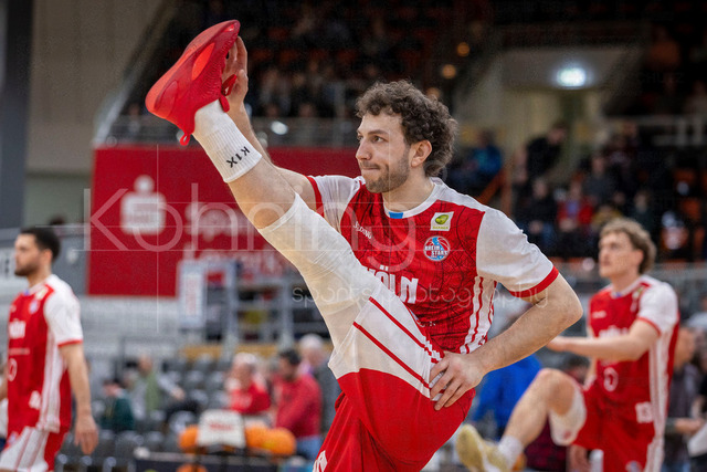 Barmer 2. Basketball Bundesliga ProA: Bayer Giants Leverkusen vs. RheinStars Koeln, 04.04.26 | Leverkusen, 04.04.26 - während des Spiels der Barmer 2. Basketball Bundesliga ProA: Bayer Giants Leverkusen vs. RheinStars Koeln in der Ostermann Arena in Leverkusen.