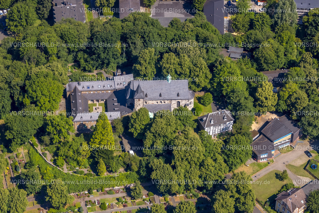 Essen230702564 | Luftbild, Karmelitinnenkloster Maria in der Not, Stoppenberg, Essen, Ruhrgebiet, Nordrhein-Westfalen, Deutschland