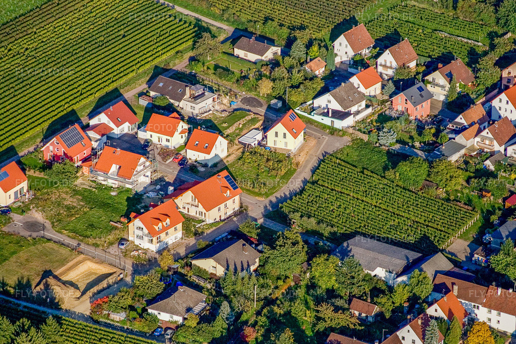 Luftbild: Am Kieselberg in Göcklingen im Bundesland Rheinland-Pfalz in Deutschland. Foto: IMG_13703.jpg vom 28.09.2008 durch Werner Riehm/FLY-FOTO.de