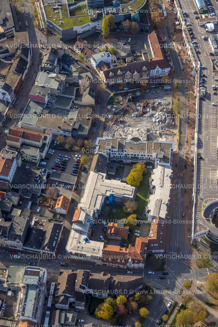 Hamm221017537 | Luftbild, Abriss Ritterpassage neben dem Allee-Center Hamm, Hamm, Ruhrgebiet, Nordrhein-Westfalen, Deutschland