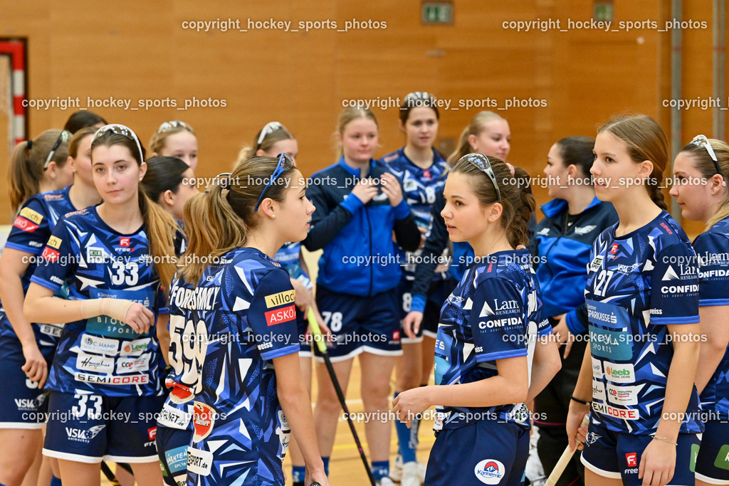 VSV Unihockey Damen vs. FCB München | VSV Unihockey Mannschaft, VSV Unihockey Damen vs. FCB München, VSV Unihockey Damen vs. FCB München am 24.01.2026 in Villach (Ballspielhalle St. Martin), Austria, (Photo by Bernd Stefan)