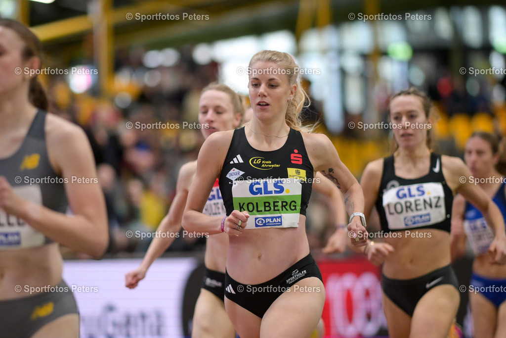 DM Halle 2026_Samstag-07 | 28.02.2026, xkaix, Leichtathletik Deutsche Meisterschaften Halle 2026,  v.l. Majtie Kolberg (LG Kreis Ahrweiler) - Realisiert mit Pictrs.com
