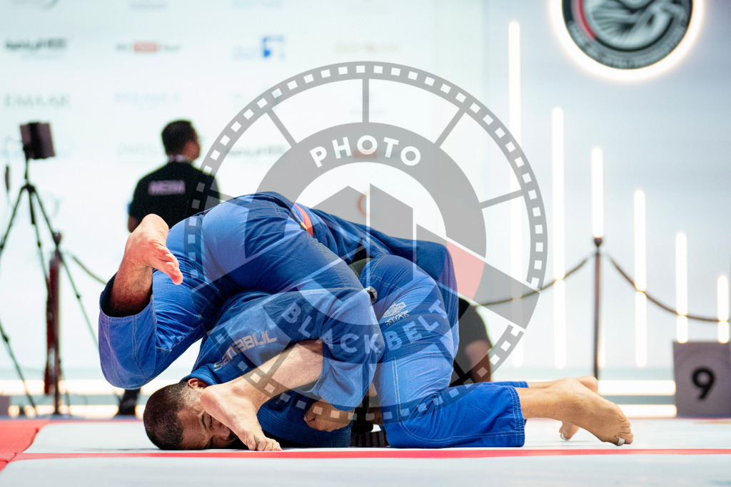 20231107PBB6443 | Fighters compete during the AJP World Master Championship in the Mubadala Arena in Abu Dhabi, Arab United Emirates, on November 7, 2023.