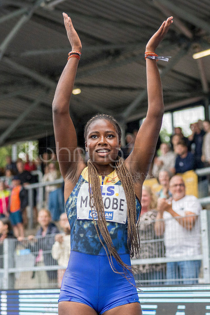 Deutsche Leichtathletik-Meisterschaften; Bochum-Wattenscheid, 26.07.2026 | Judith Bilepo Mokobe (USC Mainz) gewinnt überraschend den Titel über 200m; Deutsche Leichtathletik-Meisterschaften am 26.07.2026 im Lorheide-Stadion, Bochum-Wattenscheid (Nordrhein-Westfalen).