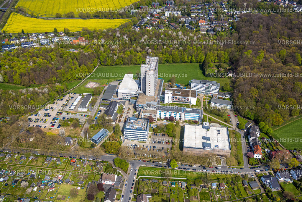 Bochum230403825 | Luftbild, Universitätsklinikum Knappschaftskrankenhaus Bochum, Langendreer, Bochum, Ruhrgebiet, Nordrhein-Westfalen, Deutschland