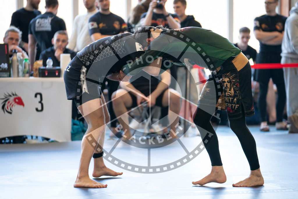 20240309PBB6756 | Fighters compete during the International Luta Livre (ILLCS) Spring Championship in Hannover, Germany, on March 9, 2024.