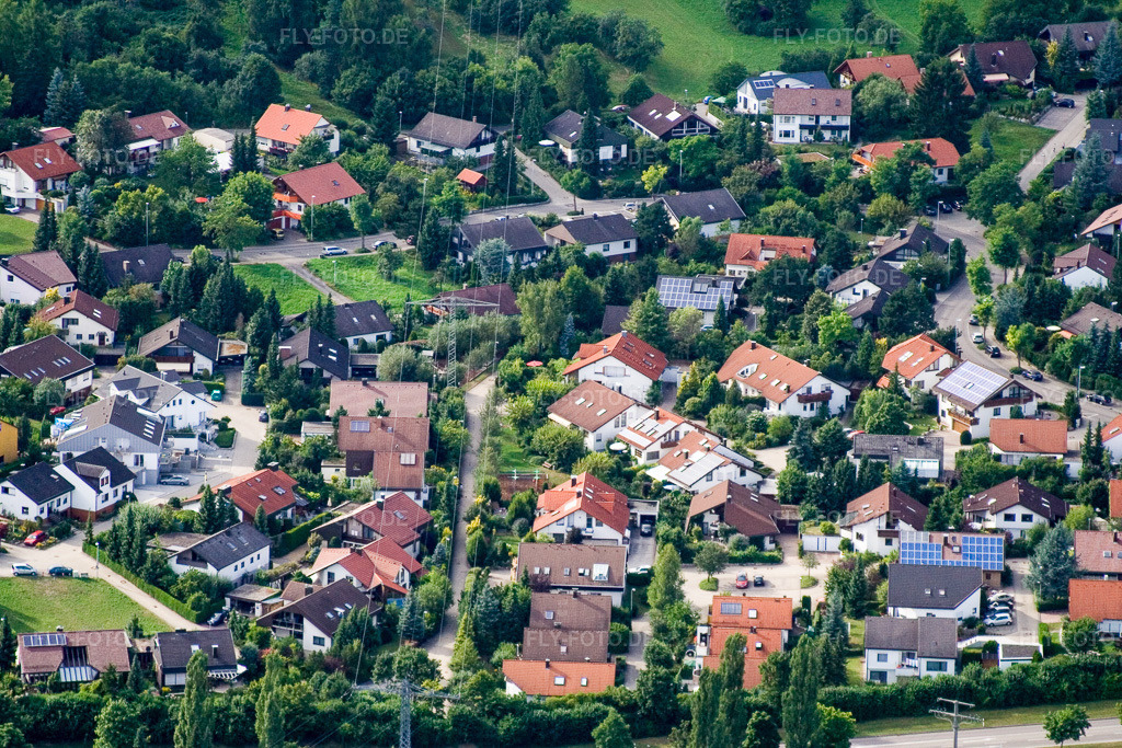 Luftbild: Ehbühl, Kirchhalde in Herrenberg im Bundesland Baden-Württemberg in Deutschland. Foto: IMG_12217.jpg vom 02.08.2008 durch Werner Riehm/FLY-FOTO.de