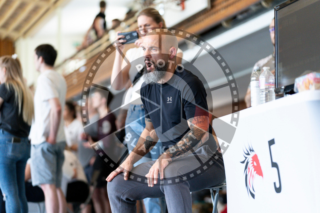 20240608PBB03226 | Fighters compete during the ILLCS VII summer edition luta livre competition in Hannover, Germany, on June 8, 2024.