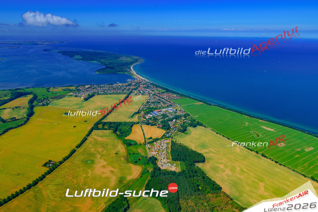 Das Luftbild der Stadt Rerik wurde 2018 vom Flugzeug heraus erstellt (keine Drohne) Aufnahmehöhe ca.400 Meter- hohe Auflösung für beste Druck-Qualität