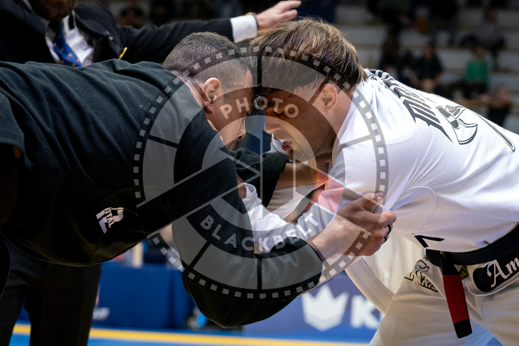 20240126PBB0490 | Fighters compete during the Brazilian Jiu-Jitsu European Championship of the IBJJF in Paris, France, on January 26, 2024.