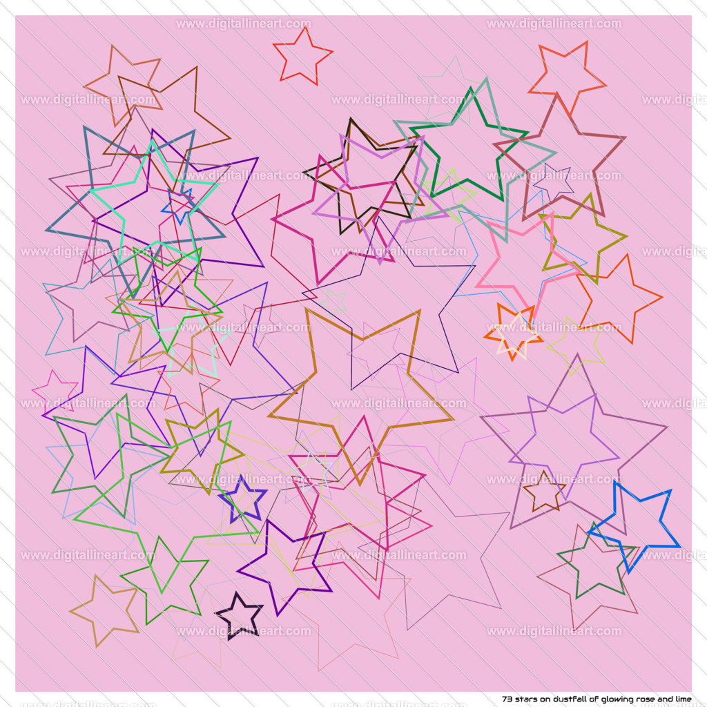 73-stars-dustfall-of-glowing-rose-and-lime | digitallineart - Realisiert mit Pictrs.com