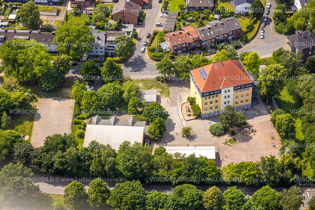Herne250602175 | Luftbild, Grundschule Vellwigstraße, Börnig, Herne, Ruhrgebiet, Nordrhein-Westfalen, Deutschland
