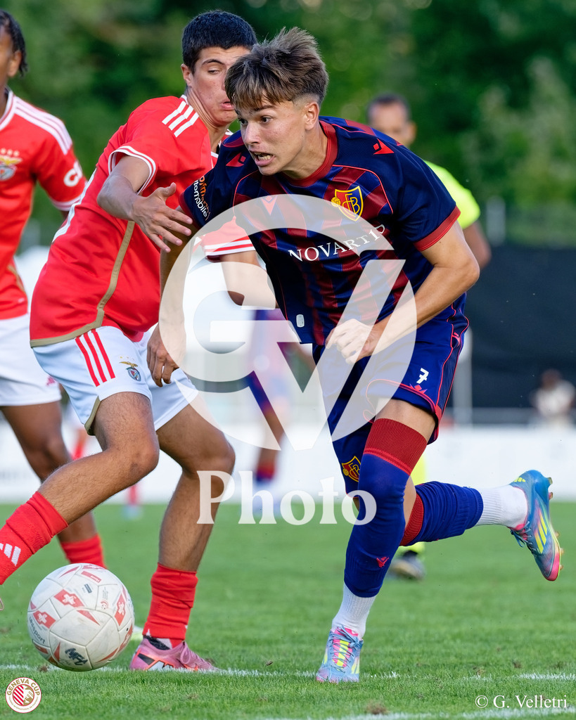 GenevaCup Group Phase - FC Basel v SL Benfica | during the GenevaCup Group Phase match between FC Basel and SL Benfica at Stade des Arberes in Meyrin, Switzerland