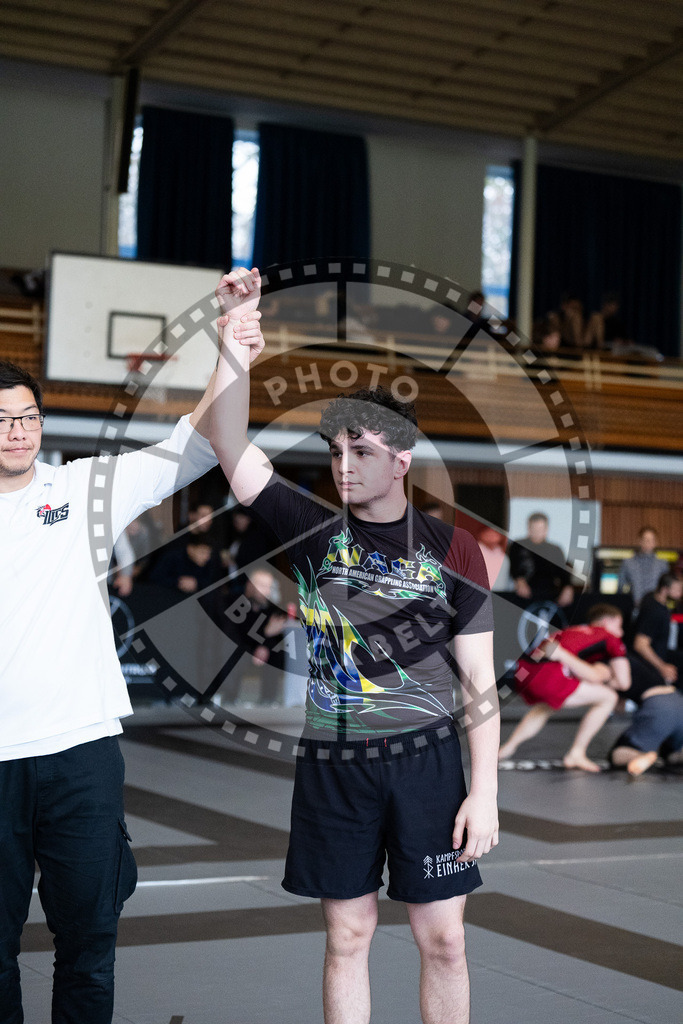 20251129PBB7779 | Fighters compete during the luta livre competition ILLCS XI winter edition on November 29, 2025 in Hannover, Germany.