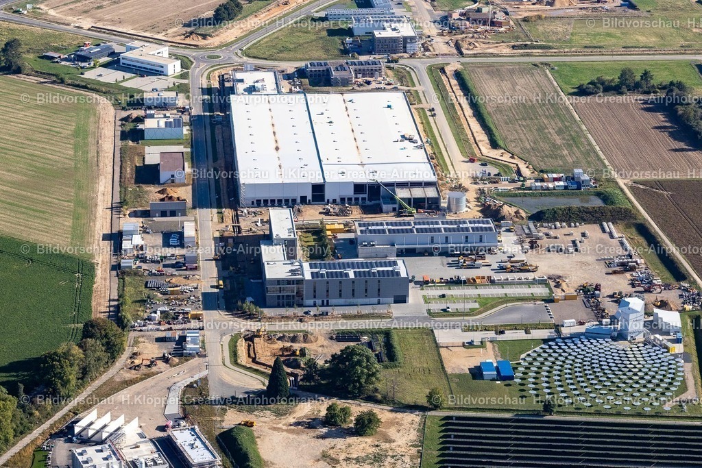 Lufbilder Jülich-5824 | Baustelle Forschungs- Gebäude Brainergy Park für die Entwicklung und Produktion von Solarthermie-Technologien in Jülich - Realisiert mit Pictrs.com