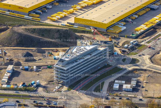 Bochum221100441 | Luftbild, Mark 51/7 Baustelle und Neubau Wissenschafts- und Technologiequartier, ehem. Opel Gelände, Laer Laer, Bochum, Ruhrgebiet, Nordrhein-Westfalen, Deutschland