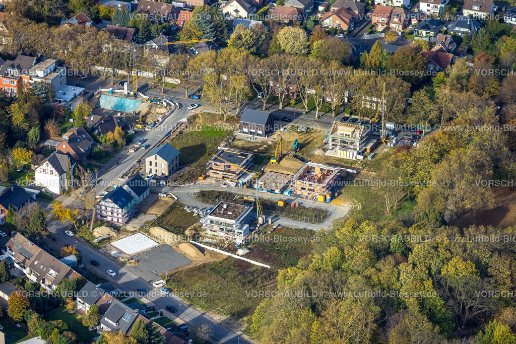 Herne221101277oestlich | Luftbild, SEG Herne Baustelle mit Neubau Schaeferstraße Am Stadtgarten, Herne-Mitte, Herne, Ruhrgebiet, Nordrhein-Westfalen, Deutschland