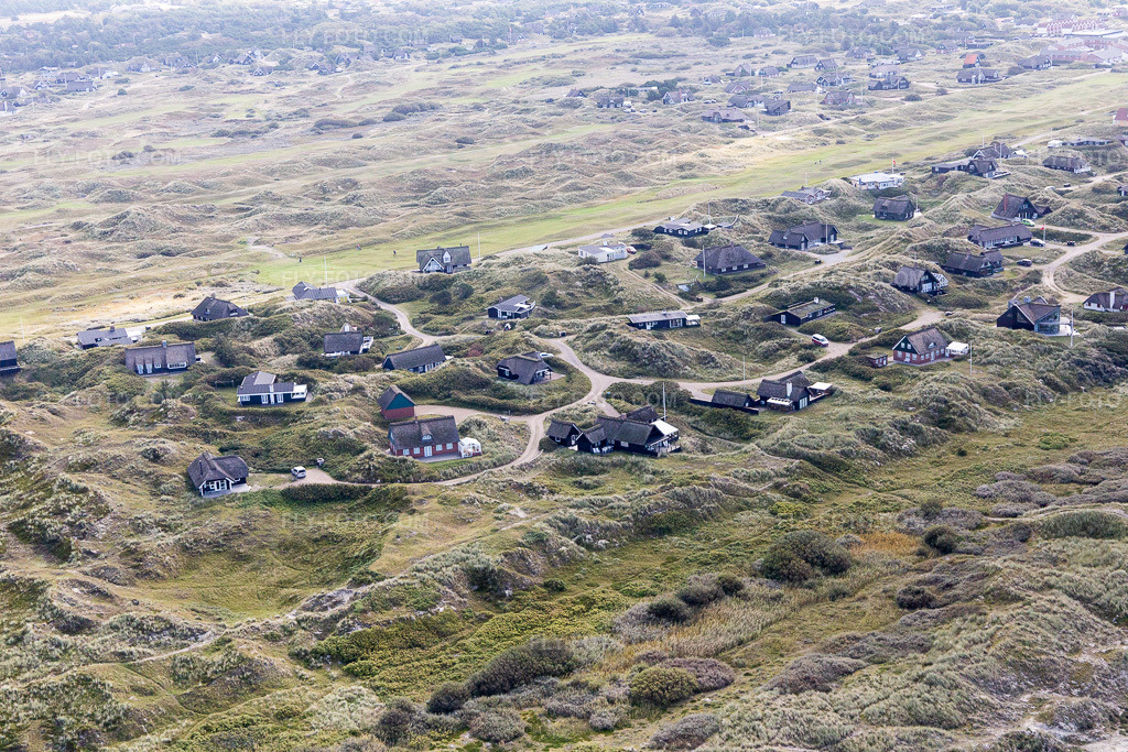 Aerial view: View of the town in Fanø in the state South Denmark, Denmark.Photo: IMG_118601.jpg taken on 09/21/2019 by Werner Riehm/FLY-FOTO.comResolution of the original: 5472 x 3648 px