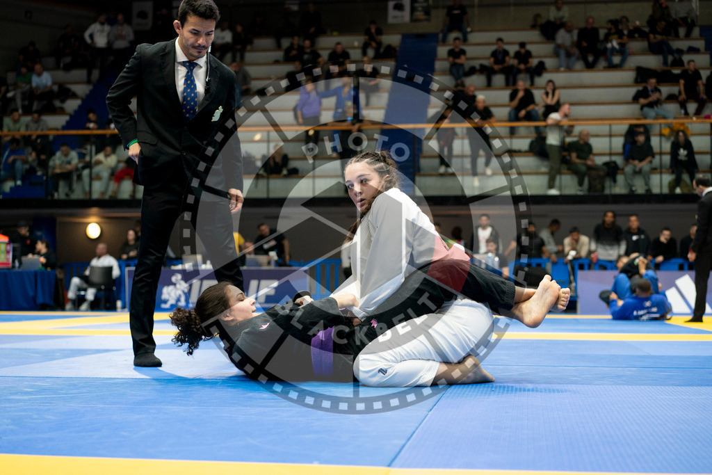20240124PBB04574 | Fighters compete during the second day of the IBJJF European Championship in Paris, France, on January 24, 2024.