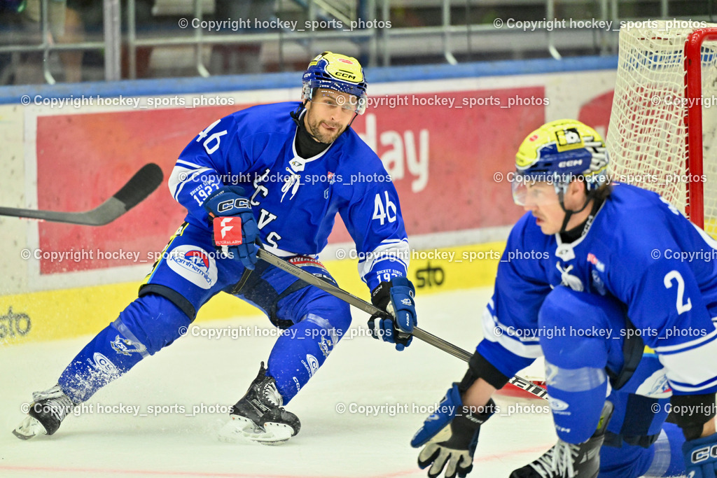 EC IDM Wärmepumpen VSV vs. HDD Jesenice | #46 WALL Alex EC VSV, EC IDM Wärmepumpen VSV vs. HDD Jesenice, EC IDM Wärmepumpen VSV vs. HDD Jesenice am 08.09.2024 in Villach (Stadthalle Villach), Austria, (Photo by Bernd Stefan)