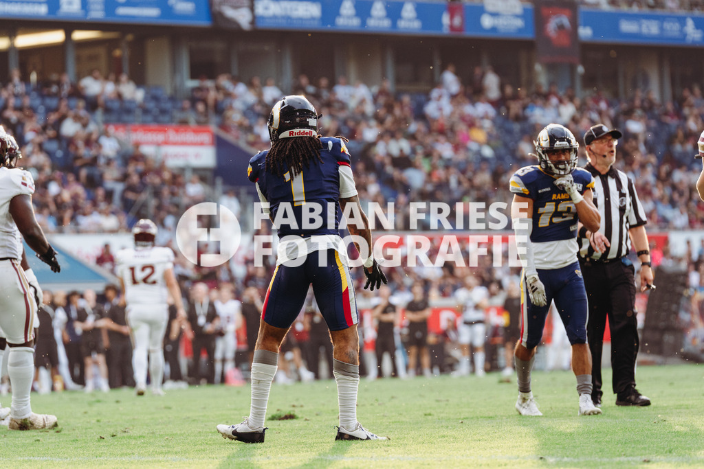 GER Rhein Fire vs. Alpine Rams, American Football, AFLE, Saison 2026, 01.08.2026 | GER Rhein Fire vs. Alpine Rams, American Football, AFLE, Saison 2026, 01.08.2026Foto: Eibner-Pressefoto/Fabian Friese - Realisiert mit Pictrs.com