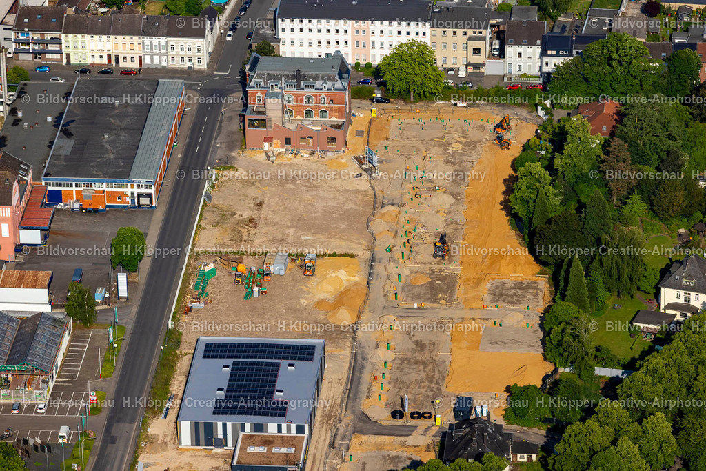 Luftbild Viersen-3522 (1) | Luftbildfotografie und Luftbild Mönchengladbach Luftbild Wohngebiets- Baustelle Wohngebiet einer Mehrfamilienhaussiedlung " Maria-Hilf- Terrassen " in Mönchengladbach - Realisiert mit Pictrs.com