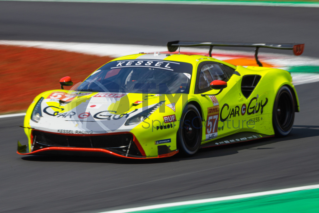 Trainproduction-20230708-0033 | MONZA,ITALY,08.Jul.23 - MOTORSPORTS - WEC, FIA World Endurance Championships, 6h of Monza, Autodromo Monza. Image shows Takeshi Kimura (JPN), Scott Huffaker (USA) and Kei Cozzolino (JPN/ Kessel Racing). Photo: Trainproduction / Matthias Trinkl
