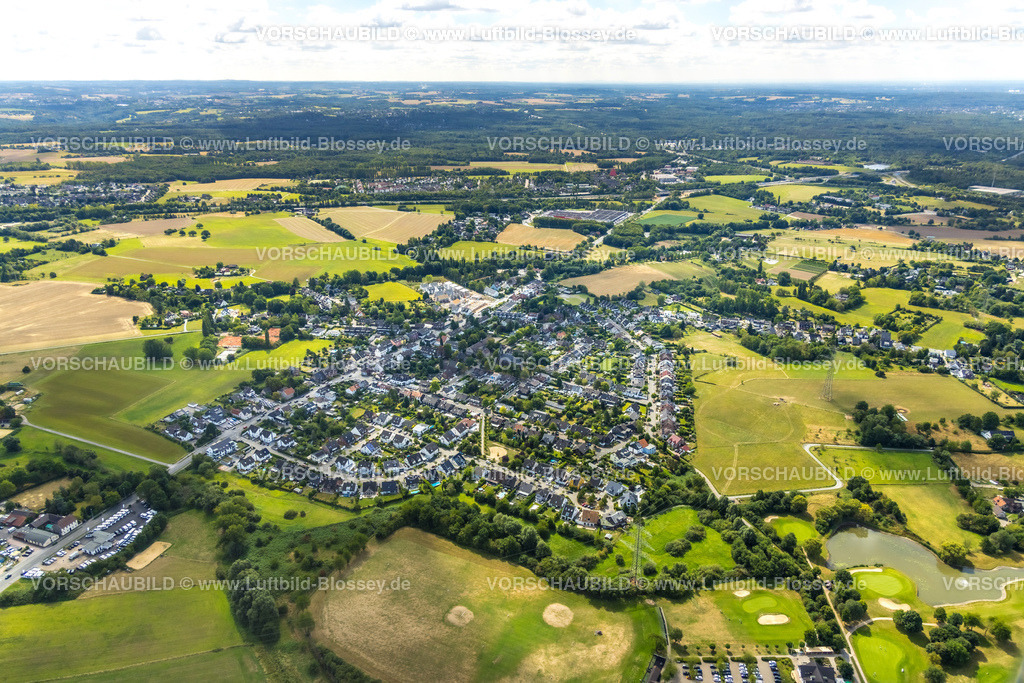 Muelheim220802728 | Luftbild, Ortsansicht Selbeck, Saarn - Süd, Mülheim an der Ruhr, Ruhrgebiet, Nordrhein-Westfalen, Deutschland