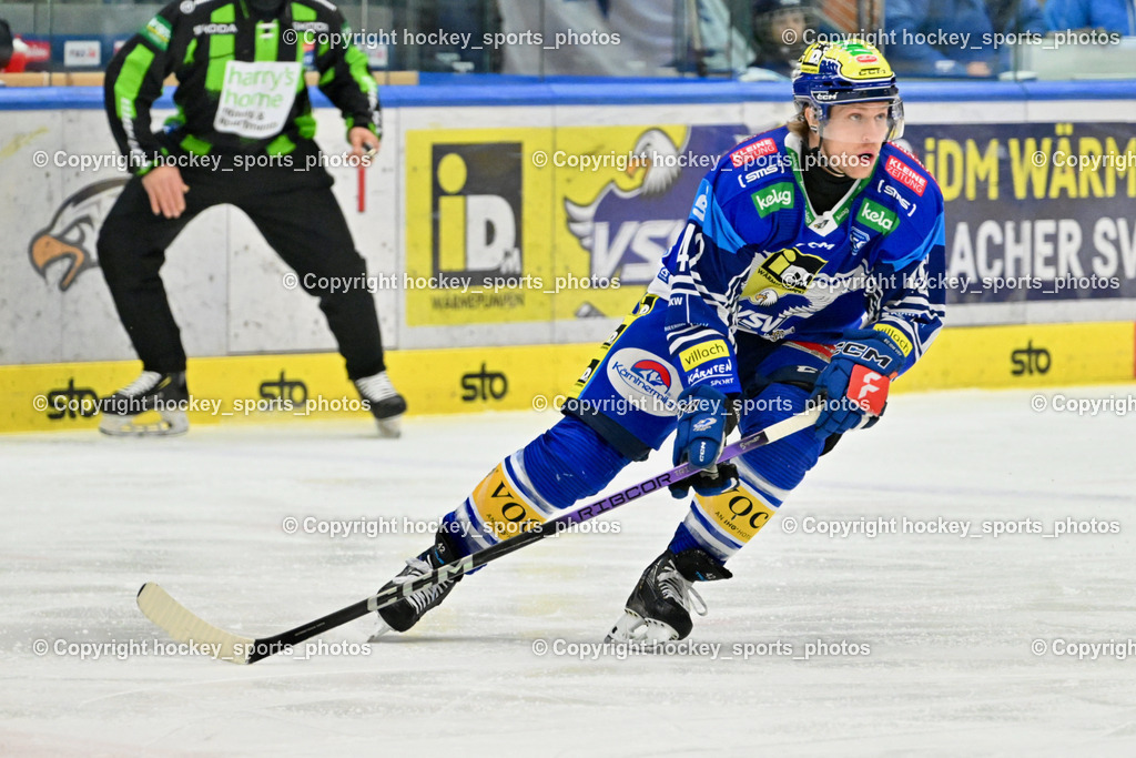 EC IDM WÄRMEPUMPEN VSV vs. EC Red Bull Salzburg | #42 LANZINGER Benjamin EC VSV, EC IDM WÄRMEPUMPEN VSV vs. EC Red Bull Salzburg, EC IDM WÄRMEPUMPEN VSV vs. EC Red Bull Salzburg am 17.01.2025 in Villach (Stadthalle Villach), Austria, (Photo by Bernd Stefan)